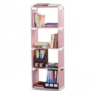 五层书架加固自由组合书架 儿童简易储物架 
