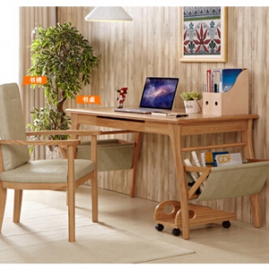 实木书桌写字台配椅子