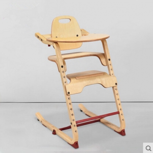 儿童餐椅实木可调节
