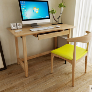 预售-北欧简约实木电脑桌书桌不含椅