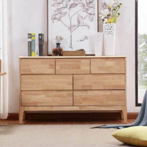 预售-北欧现代简约实木储物装饰柜