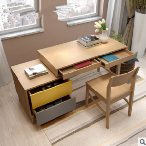 预售-北欧简约环保个性办公桌组合书桌+椅