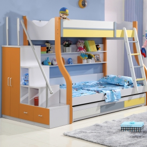 预售-儿童家具双多层床多彩上下子母床高低床上下铺 公寓适用