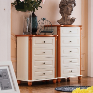预售-地中海风格斗柜实木储物柜组装抽屉式组合收纳柜简约现代家具