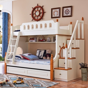 预售-高低床上下床双层床实木儿童床子母床成人多功能简约母子床