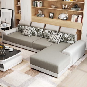 预售-布艺沙发组合 现代简约大小户型可拆洗客厅布沙发家具