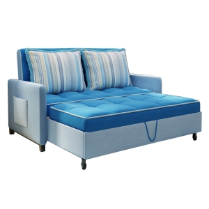 预售-沙发床可折叠客厅小户型简约双人多功能两用1.8米乳胶布艺沙发1.5
