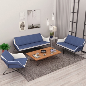 预售-北欧铁艺沙发套装组合办公休闲沙发椅简约小户型客厅懒人沙发