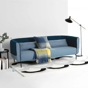 预售-北欧乳胶沙发现代简约小户型客厅布艺三人位日式