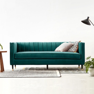 预售-布艺沙发组合三人位整装中小户型客厅北欧现代简约样板房会所沙发
