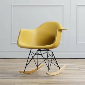 预售-北欧简约摇椅现代扶手伊姆斯摇椅彩色个性创意家用休闲椅子
