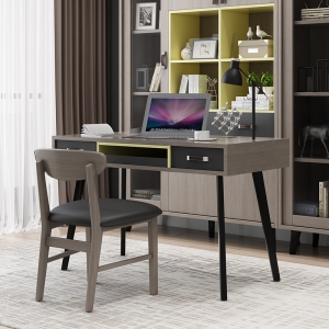 预售-现代北欧书桌书椅书柜套装简约小户型书房电脑桌组合办公写字桌