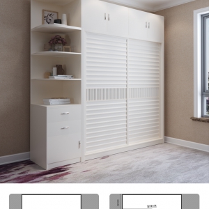 【A.SG】新款衣柜移门简约现代推拉门实木质组装卧室柜子经济型大衣橱