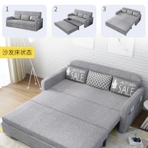【A.SG】可折叠沙发床坐卧两用客厅小户型双人1.8米1.5多功能乳胶布艺沙发