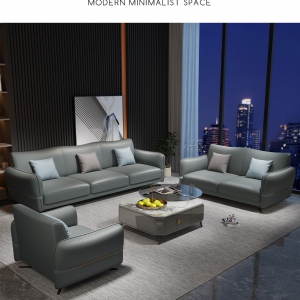 【A.SG】意式真皮沙发高端简约风格客厅现代轻奢小户型奢华组合双人皮沙发