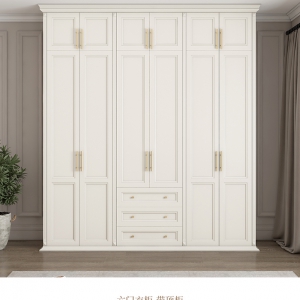 【A.SG】美式实木衣柜现代简约家用卧室储物柜轻奢整体大衣橱定制白色家具