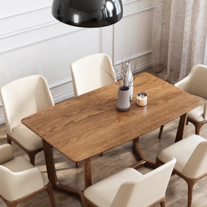 【A.SG】北欧白蜡木实木餐桌餐台餐厅餐桌椅组合实木桌面现简约
