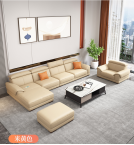 【A.SG】现代简约真皮沙发大客厅小户型头层牛皮家具组合套装