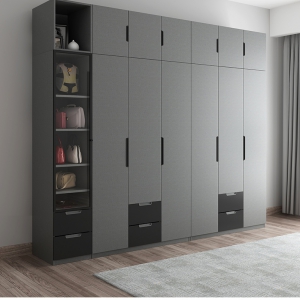 【A.SG】北欧衣柜组合现代简约家具卧室平开门半定制二三四门大储物柜