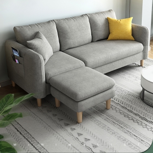 【A.SG】意式极简科技布沙发北欧小户型客厅乳胶沙发组合直排三四人位