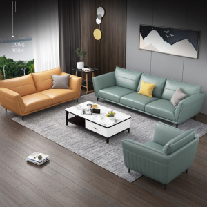 【A.SG】真皮沙发现代客厅组合北欧风小户型轻奢意式极简新款头层牛皮沙发