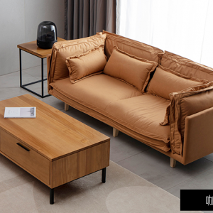 【A.SG】北欧实木沙发客厅小户型现代轻奢简约科技布艺双人单人网红款日式