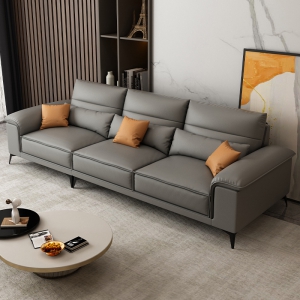 预售-北欧免洗科技布艺沙发大小户型客厅家具简约现代意式轻奢直排沙发四人位