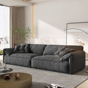 预售-baxter沙发客厅现代轻奢设计师小户型意式极简大象耳朵科 技布沙发3米