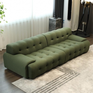 预售-意式极简罗奇堡布艺沙发现代简约大小户型客厅协议空间设计师沙发四人位